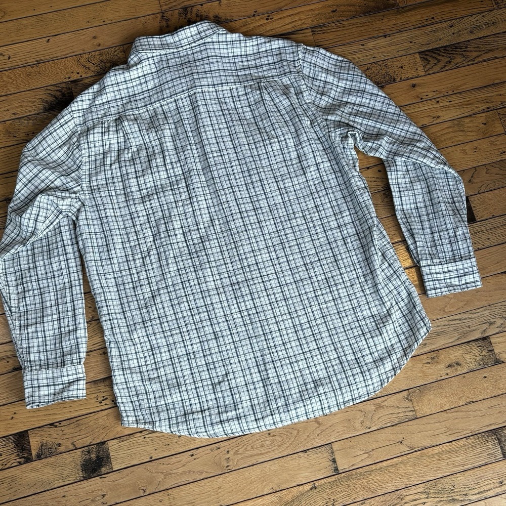 Orvis Long Sleeve Button Dress Shirt Mens Green Plaid 100% Cotton Large sz L - Picture 10 of 11